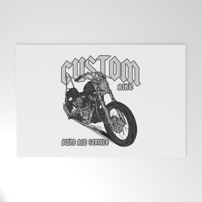 Chopper Bike | Custom Motorcycle Welcome Mat