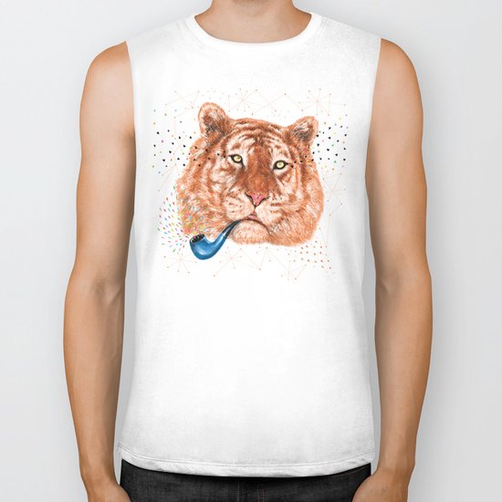 TIGER CRY I Biker Tank
