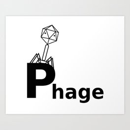 Phage 00_phe Art Print