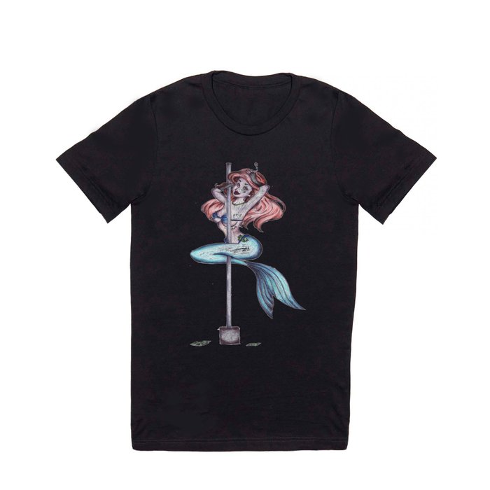 Mermaid Stripper T Shirt