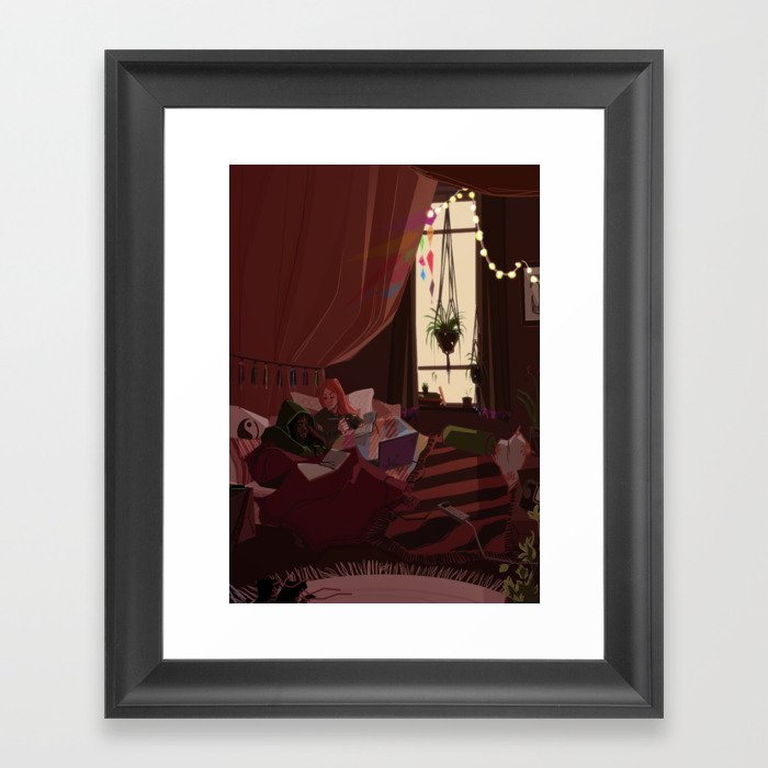 A Day Off Framed Art Print