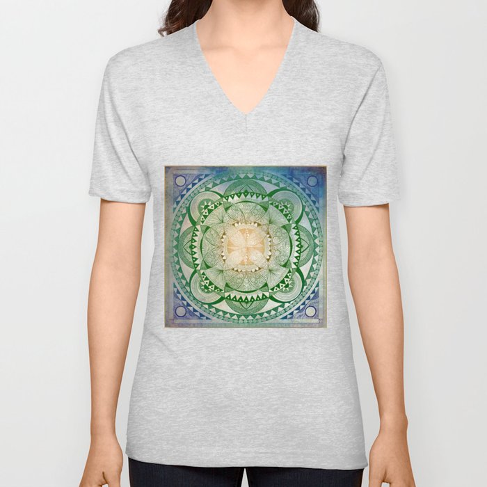 Metta Mandala, Loving Kindness Meditation V Neck T Shirt