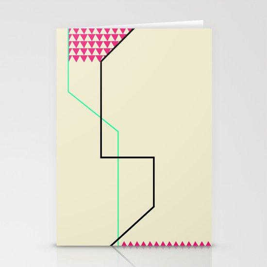 Triangles Stationery Cards