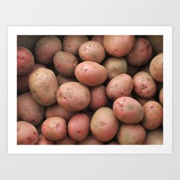 Vermont Red Potatoes Art Print