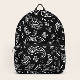 black bandana backpack
