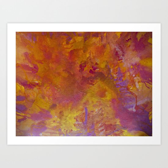 Rhubarb and custard wars Art Print