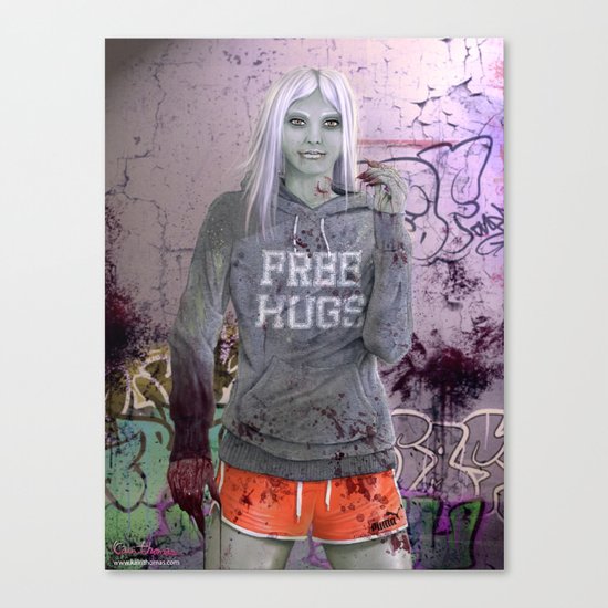 FREE HUGS Canvas Print