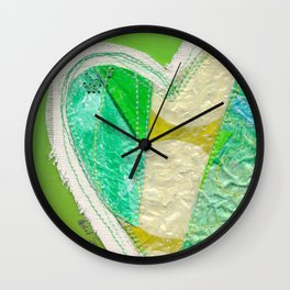 Heart of Green Wall Clock