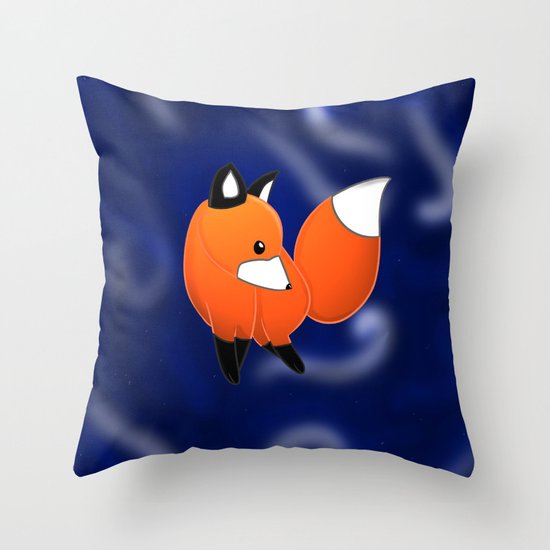 Introducing a fox Throw Pillow