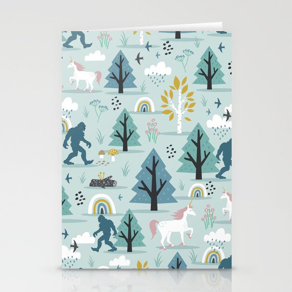 believe in wild things and rainbows Stationery Cards