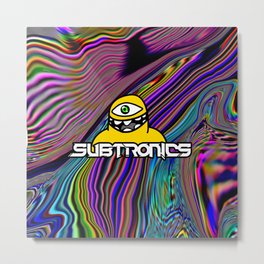 Subtronics Trippy Festival Tapestry Metal Print | Excision, Edc, Edm, Illenium, Graphicdesign, 3D, Digital, Electricforest, Rave, Trippy 