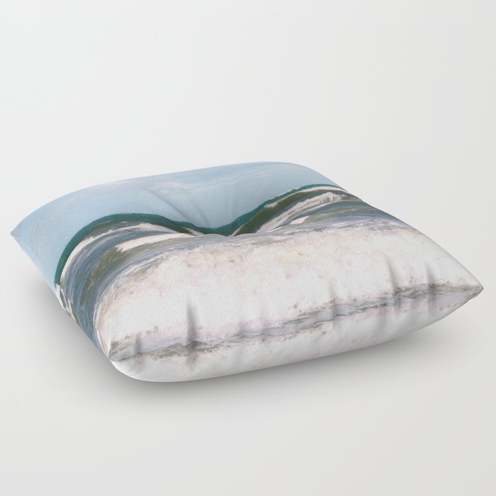 Ocean Waves Floor Pillow