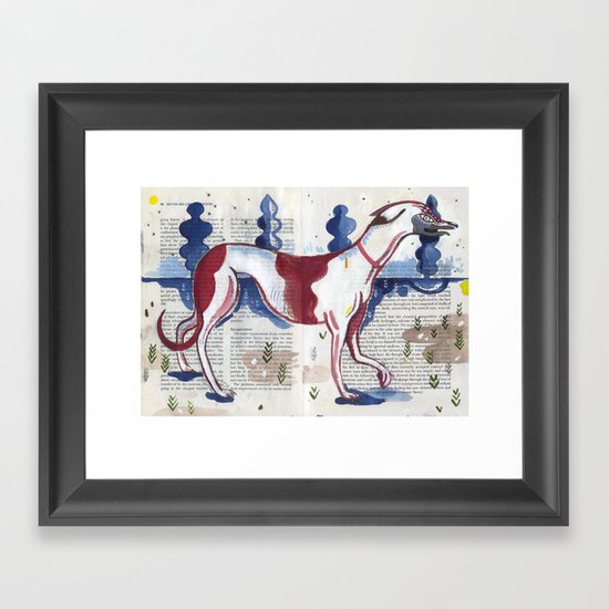 Italian Greyhound Framed Art Print