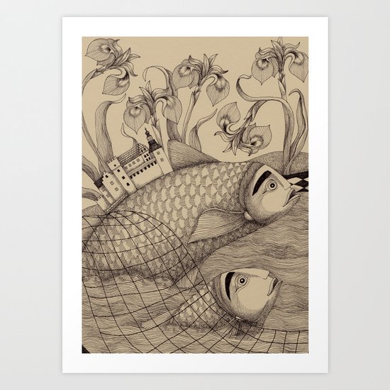 The Golden Fish (1) Art Print