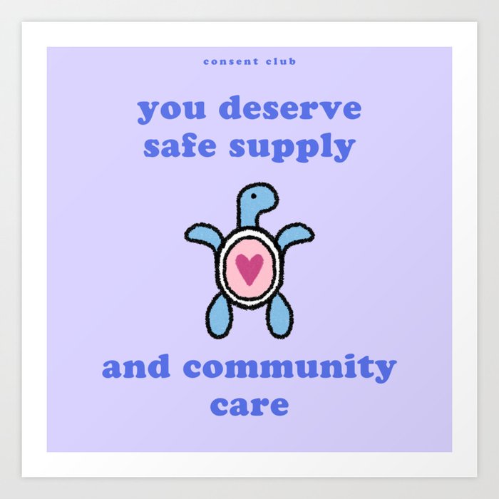 Safe Turtle Art Print