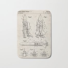 Nasa Space Shuttle Patent - Nasa Shuttle Art - Antique Bath Mat | Mancave, Nasa, Nasashuttle, Antique, Spaceship, Sciencefiction, Patent, Graphicdesign, Nasashuttlepatent, Spaceshuttle 