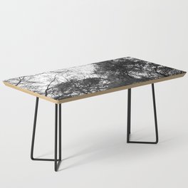 Black and white forest sky Coffee Table