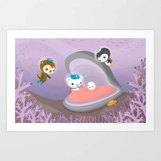 The Octonauts Pearl Rescue Art Print