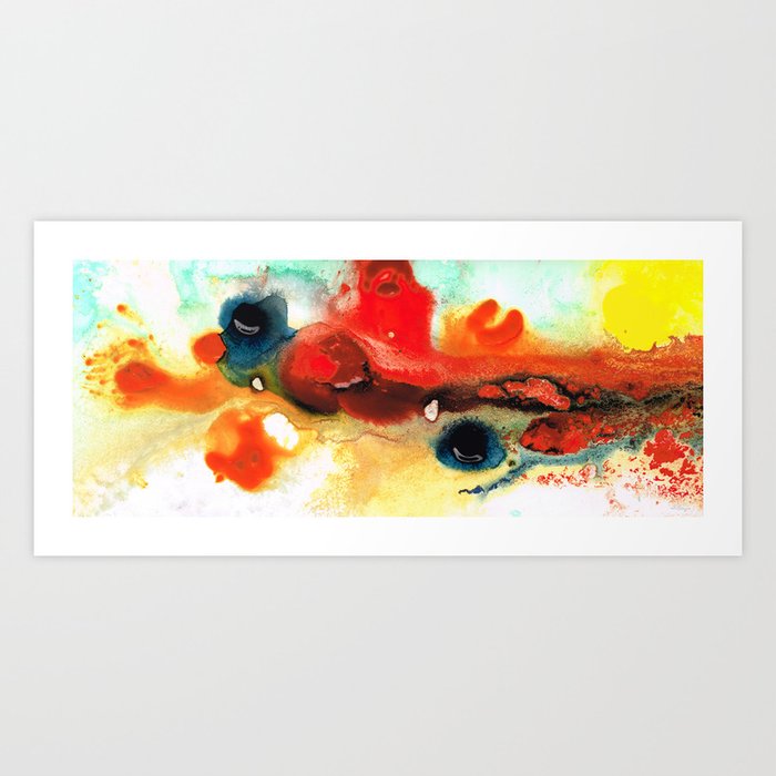 Abstract Art No Limits By Sharon Cummings Art Print By Sharoncummings Society6