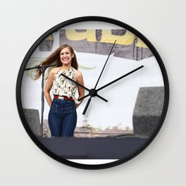 Joanna Newsom music poster Wall Clock