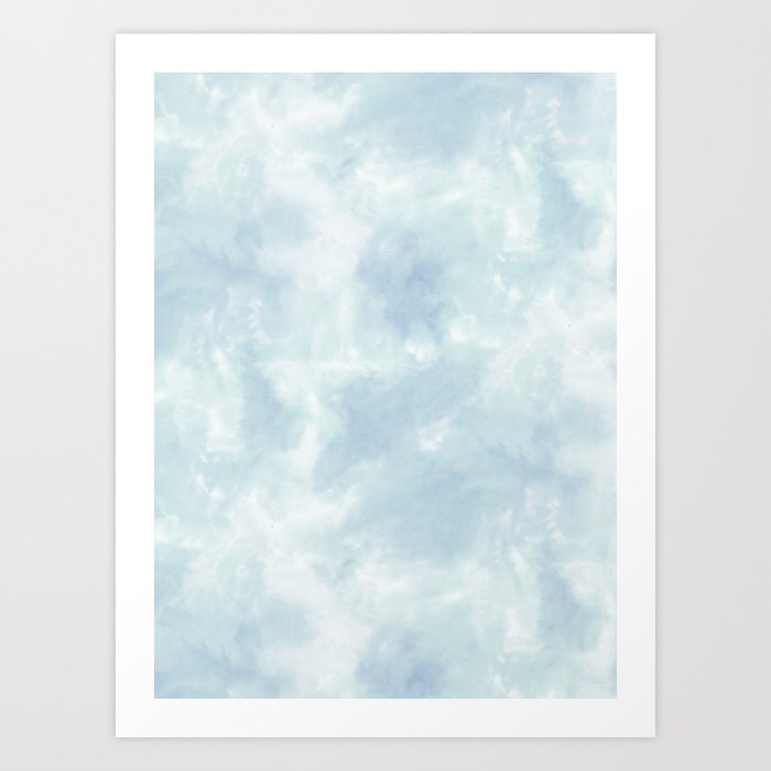 Atmosphere Aquamarine Art Print