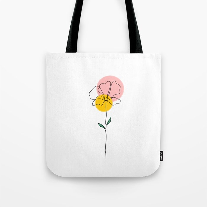 Fleur Unique Tote Bag