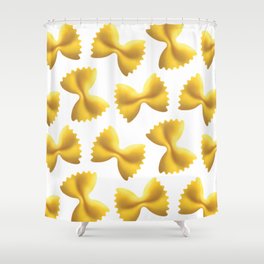 Farfalle Pasta Shower Curtain
