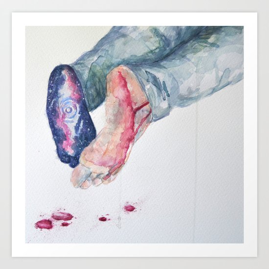 Dead supernova Art Print