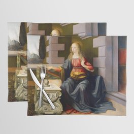 Leonardo da Vinci "Annunciation" (detail 2) Placemat