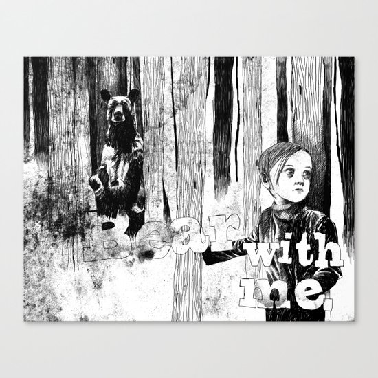 Bear With Me Canvas Print