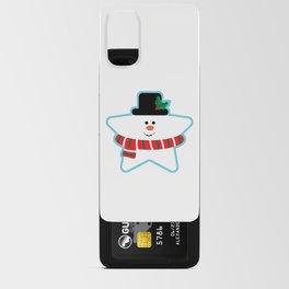 Snowman star Android Card Case