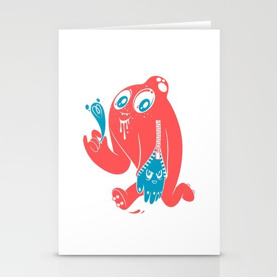 ink stain on my heart Stationery Cards