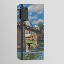 Alfred Sisley - The Bridge at Villeneuve-la-Garenne Android Wallet Case