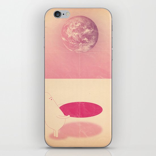 casca la terra iPhone & iPod Skin