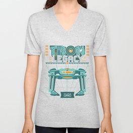 Tron Legacy V Neck T Shirt