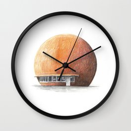 Montreal's Orange Julep Wall Clock