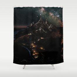 Velaris, City of Starlight, Night Court, A Court of Thorns and Roses Shower Curtain