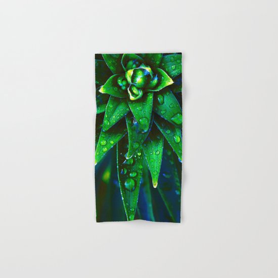 Morning Dew On Plant Hand & Bath Towel