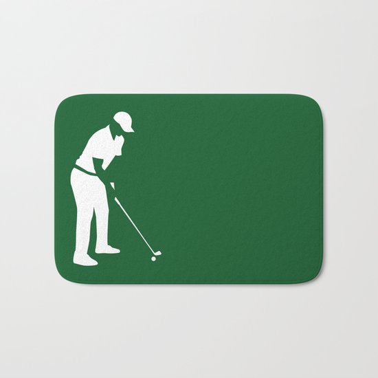 Golf player Bath Mat