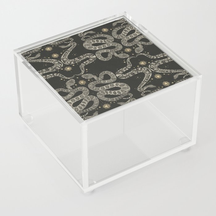 celestial snakes dark Acrylic Box