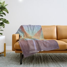 Somewhere over the rainbow, way up high Throw Blanket