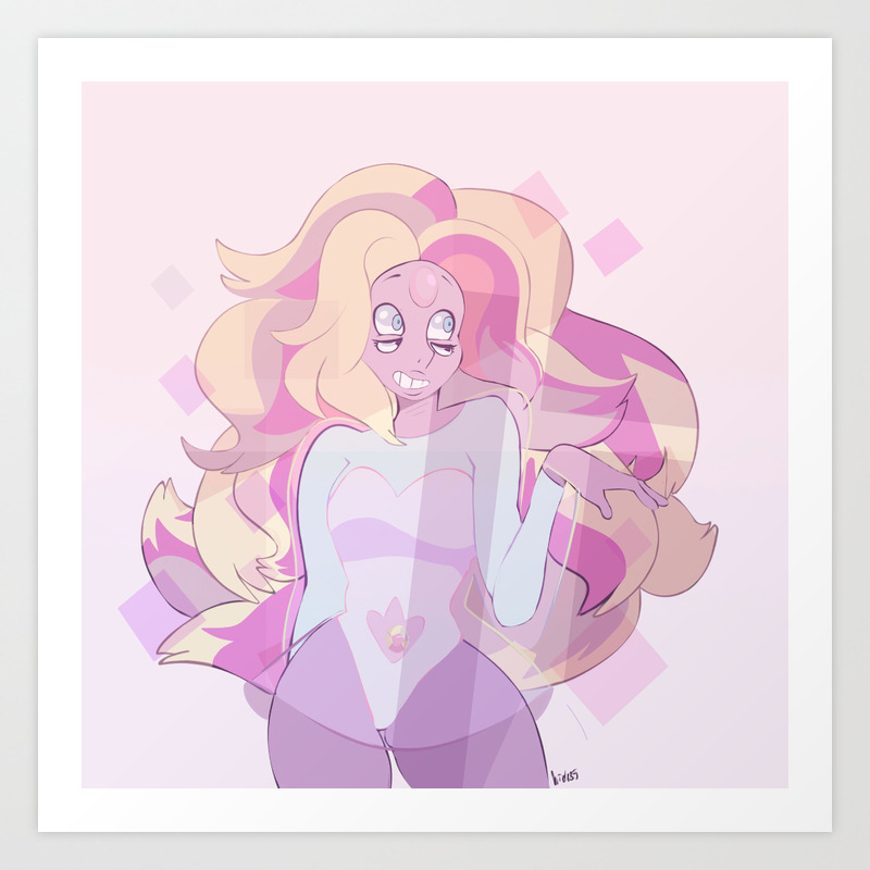 Steven Universe Rainbow Quartz Art Print By N0rara Society6