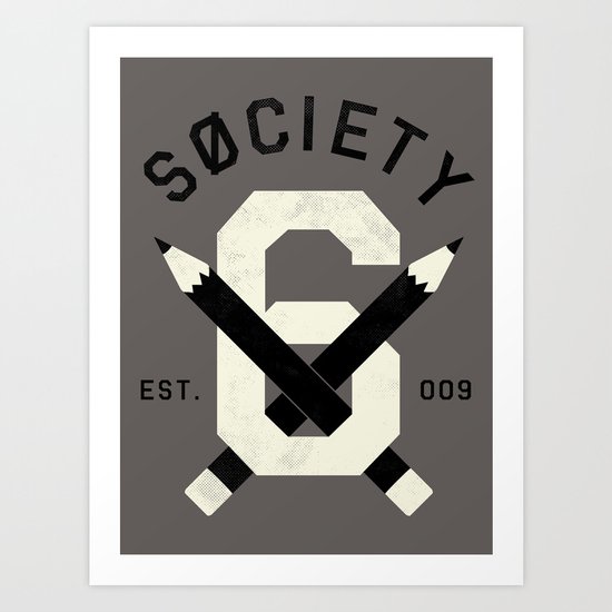 S6 TEAM PLAYER Art Print