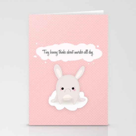 tiny bunny Stationery Cards