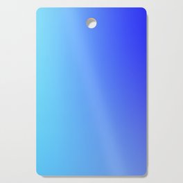 89 Blue Gradient 220506 Aura Ombre Valourine Digital Minimalist Art Cutting Board