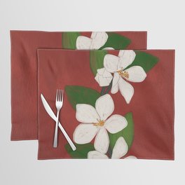 Blooming Branch Red Placemat