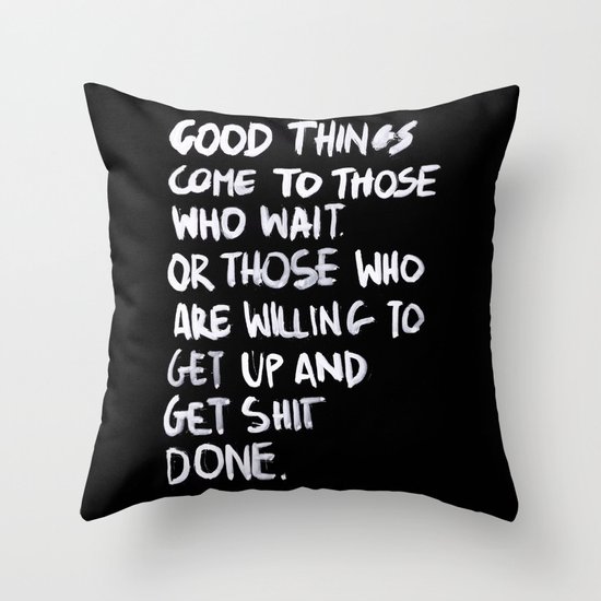 Good Things Throw Pillow
