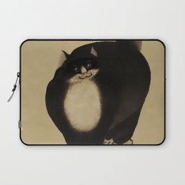 The Black Cat by Min Zhen Laptop Sleeve