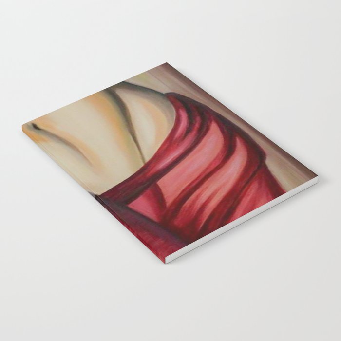 woman romantic curves Notebook