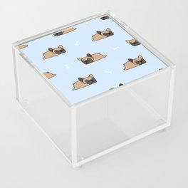 Cute Sleeping French Bulldog Acrylic Box